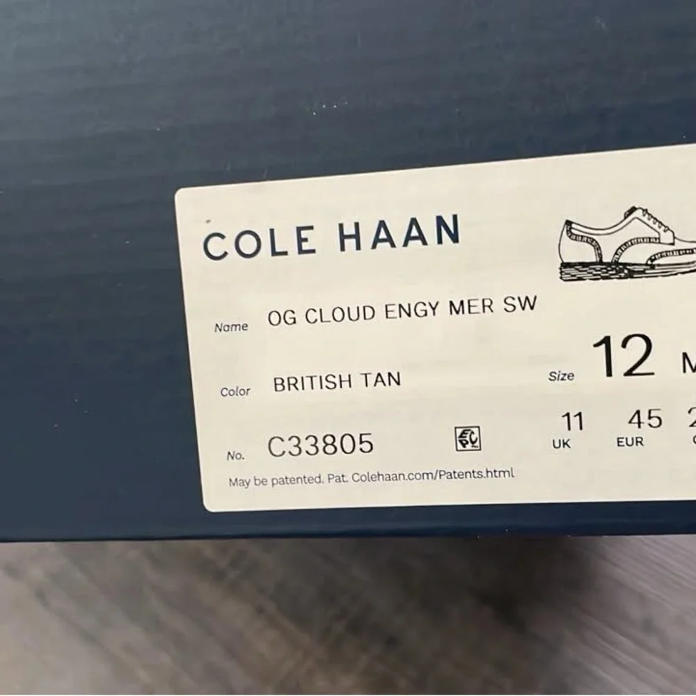 Cole Haan Tan Leather Oxfords - Picture 2 of 2